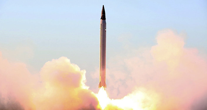 Launch of an Iranian Emad long-range ballistic surface-to-surface missile
