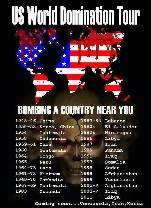 usa bombing a country near you